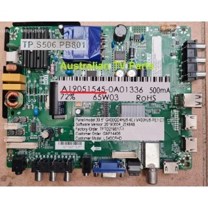 LINSAR LS40CFHD MAIN BOARD TP.S506.PB801 A19051545